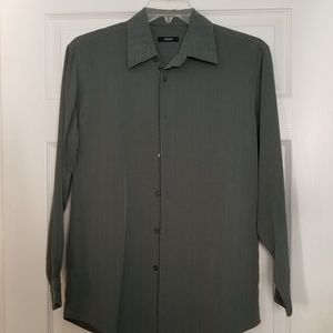 Alfani Forest Green Long Button down Sleeve